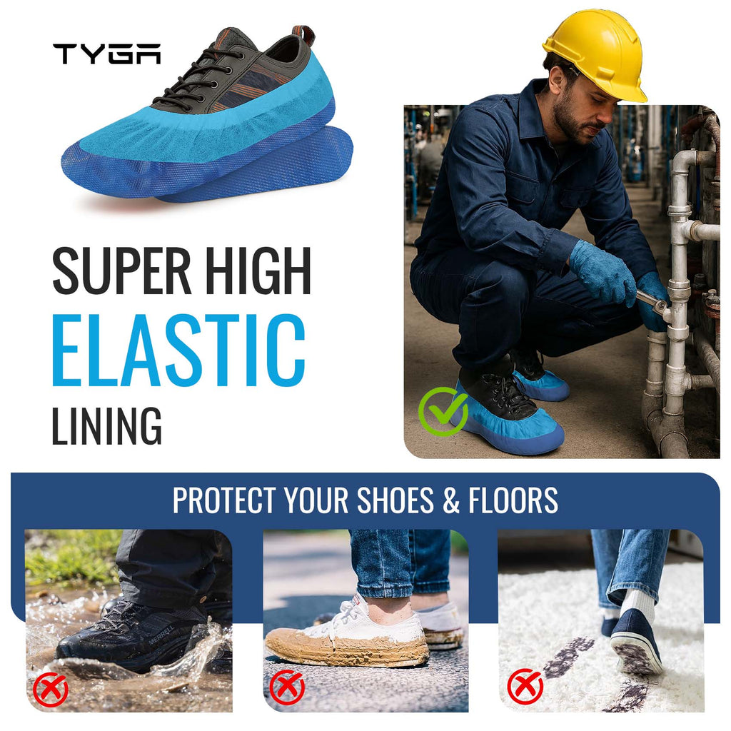 Reusable Heavy Duty Overshoes, Long Lasting Shoe Covers