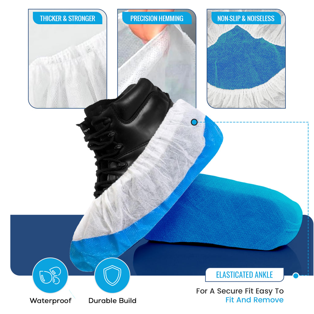 Reusable Heavy Duty Overshoes, Long Lasting Shoe Covers