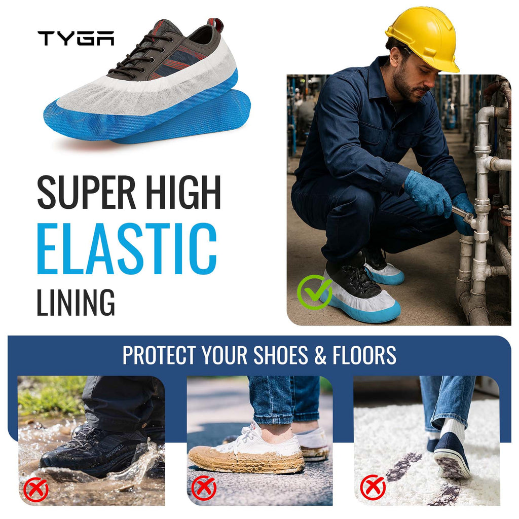 Reusable Heavy Duty Overshoes, Long Lasting Shoe Covers