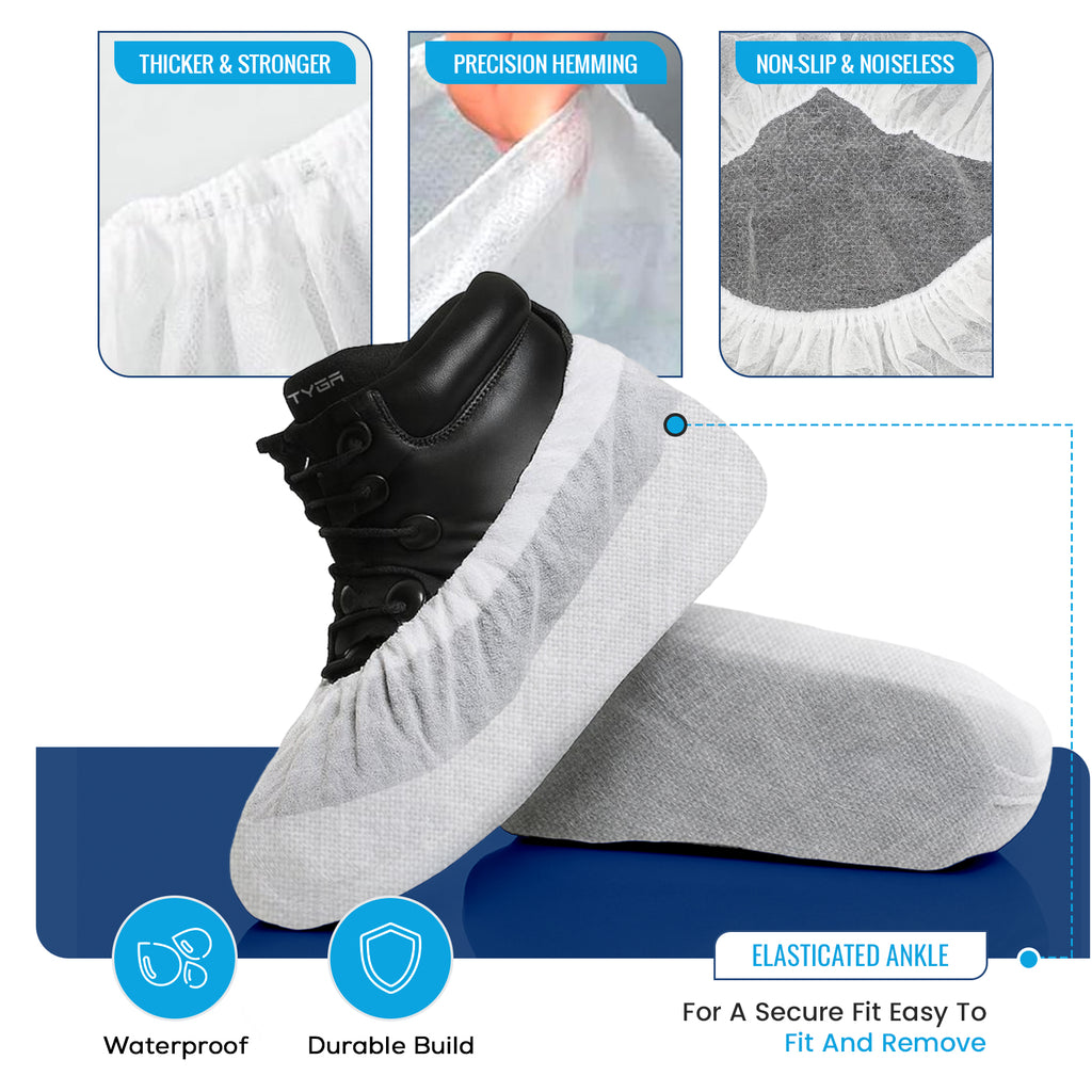 Reusable Heavy Duty Overshoes, Long Lasting Shoe Covers