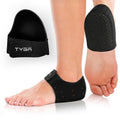 Silicone Gel Heel Protectors, Cushion Heel Cups, Black, 1 Pair