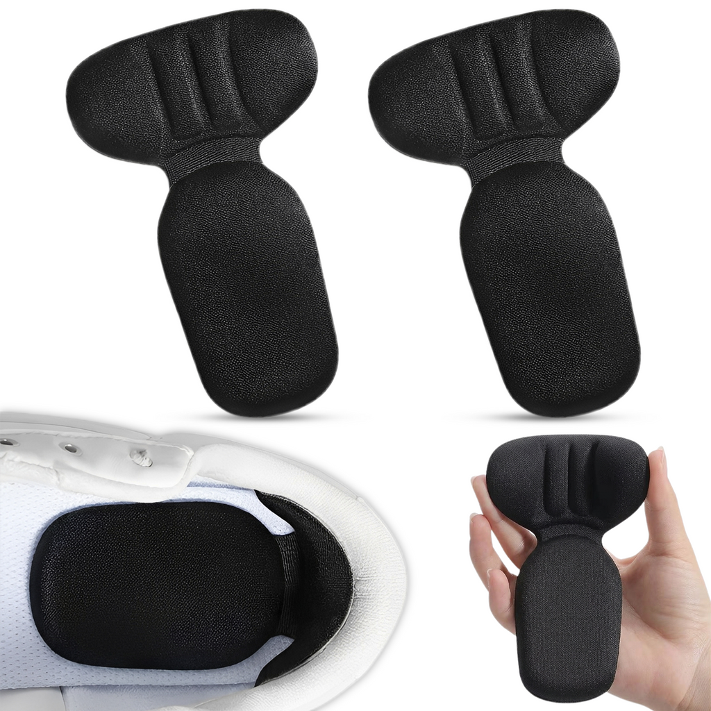 Ultra Soft Heel Pads, Anti Slip Cushion, Size Adjustment, 1 Pair