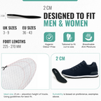Memory Foam Height Increase Insoles with Free Shoehorn