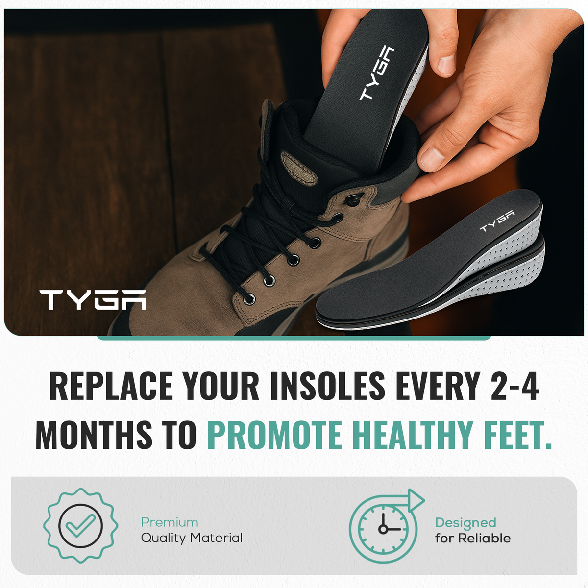 Memory Foam Height Increase Insoles with Free Shoehorn