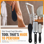 Double Sided Foot File Rasp & Scrubber, Callus Removal, Set of 3