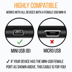 USB-A to Mini USB Cable, Sync & Charging