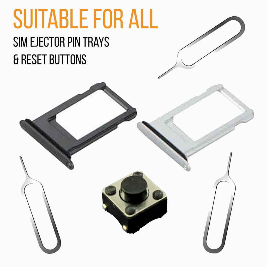 SIM Card Tray Removal Tool, Metal Pin Design, Pack of 3