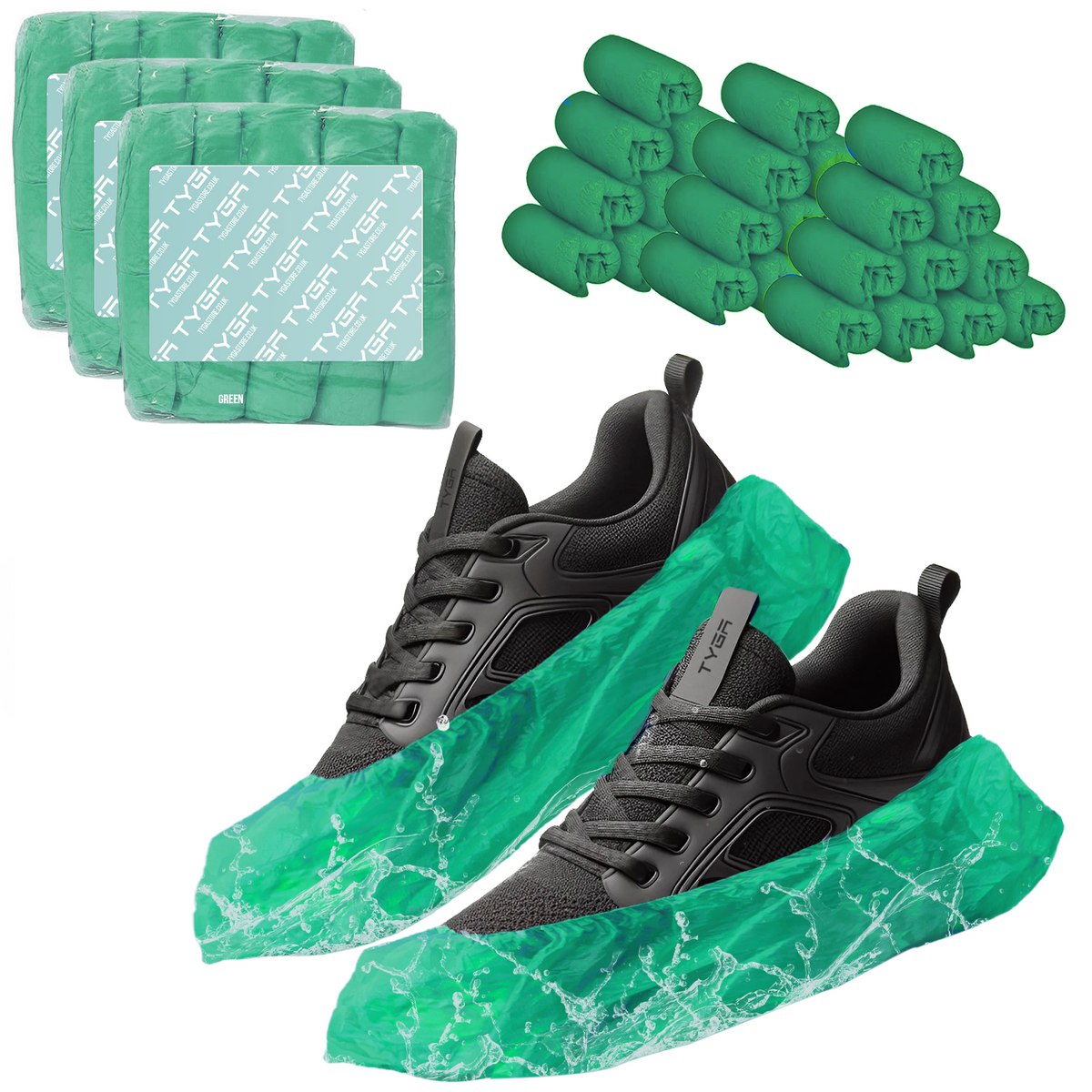 Disposable Shoe Covers, Anti Slip, Waterproof Overshoes