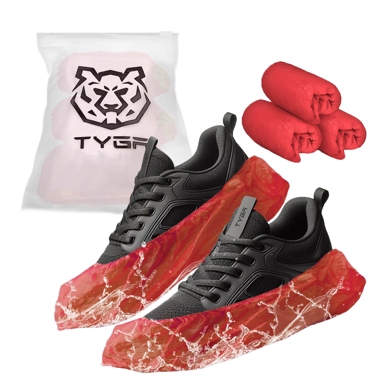 Disposable Shoe Covers, Anti Slip, Waterproof Overshoes