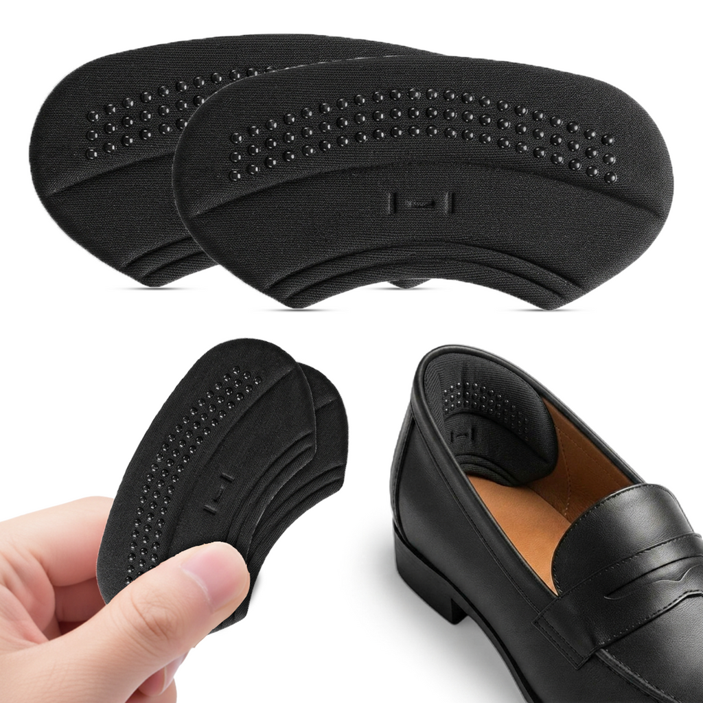 Self Adhesive Thick Heel Cushion Pads, Heel Inserts, 1 Pair
