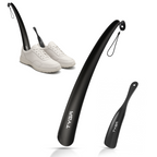 Plastic Shoe Horn Set, Snap Proof Flexible Design, 19cm & 43cm
