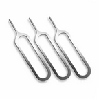 SIM Card Tray Removal Tool, Metal Pin Design, Pack of 3