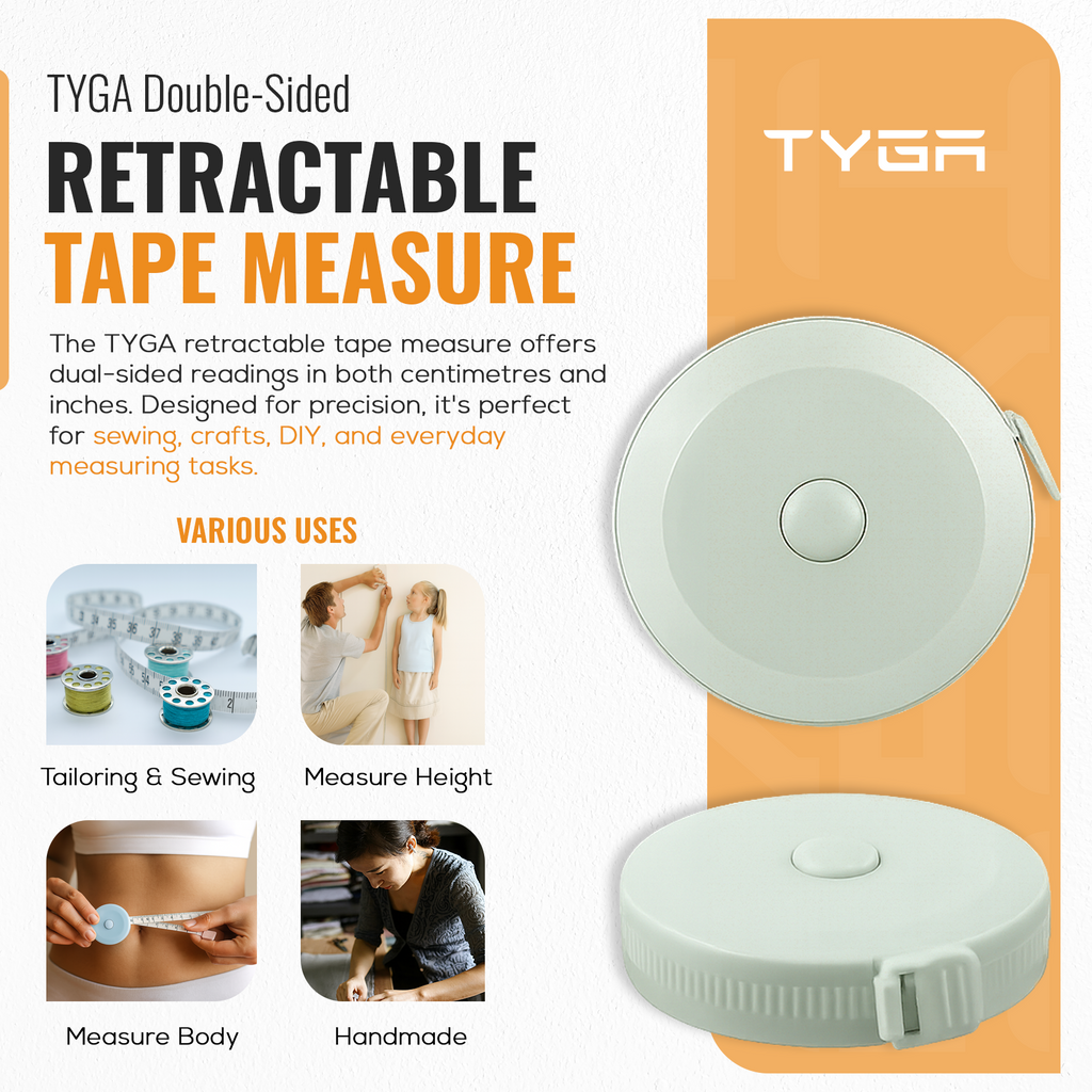 Retractable Measuring Tape, Soft Body Measurement Ruler