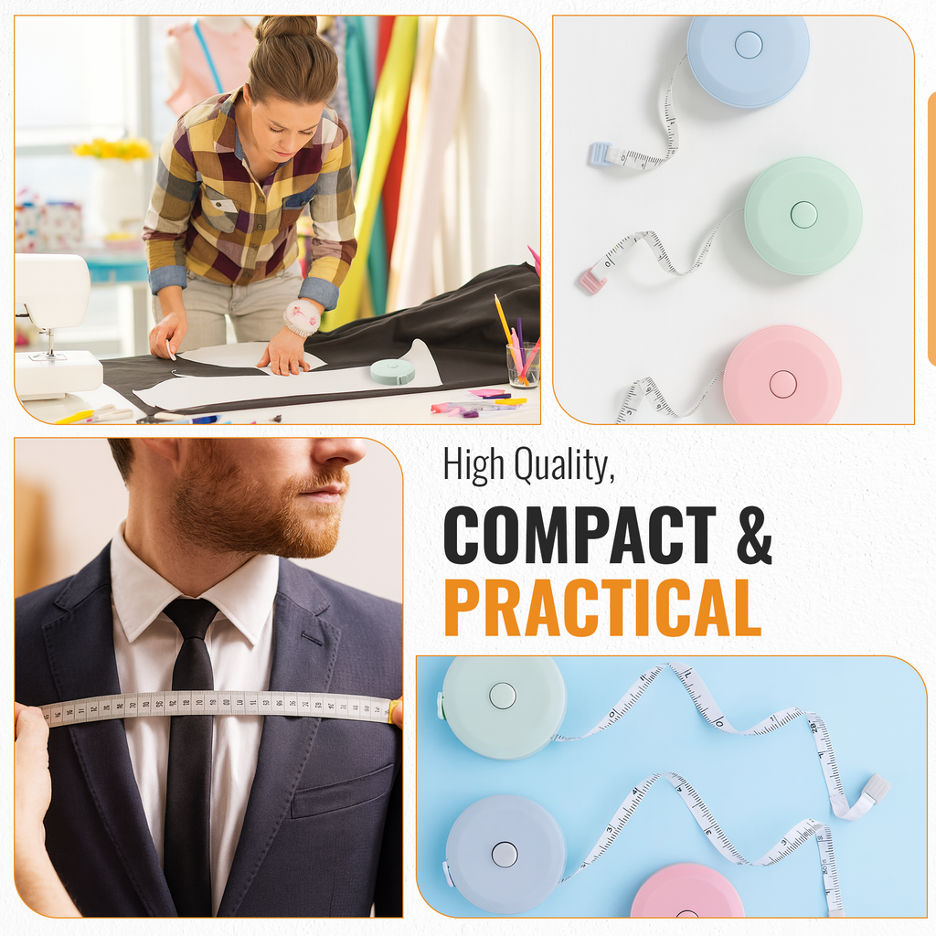 Retractable Measuring Tape, Soft Body Measurement Ruler