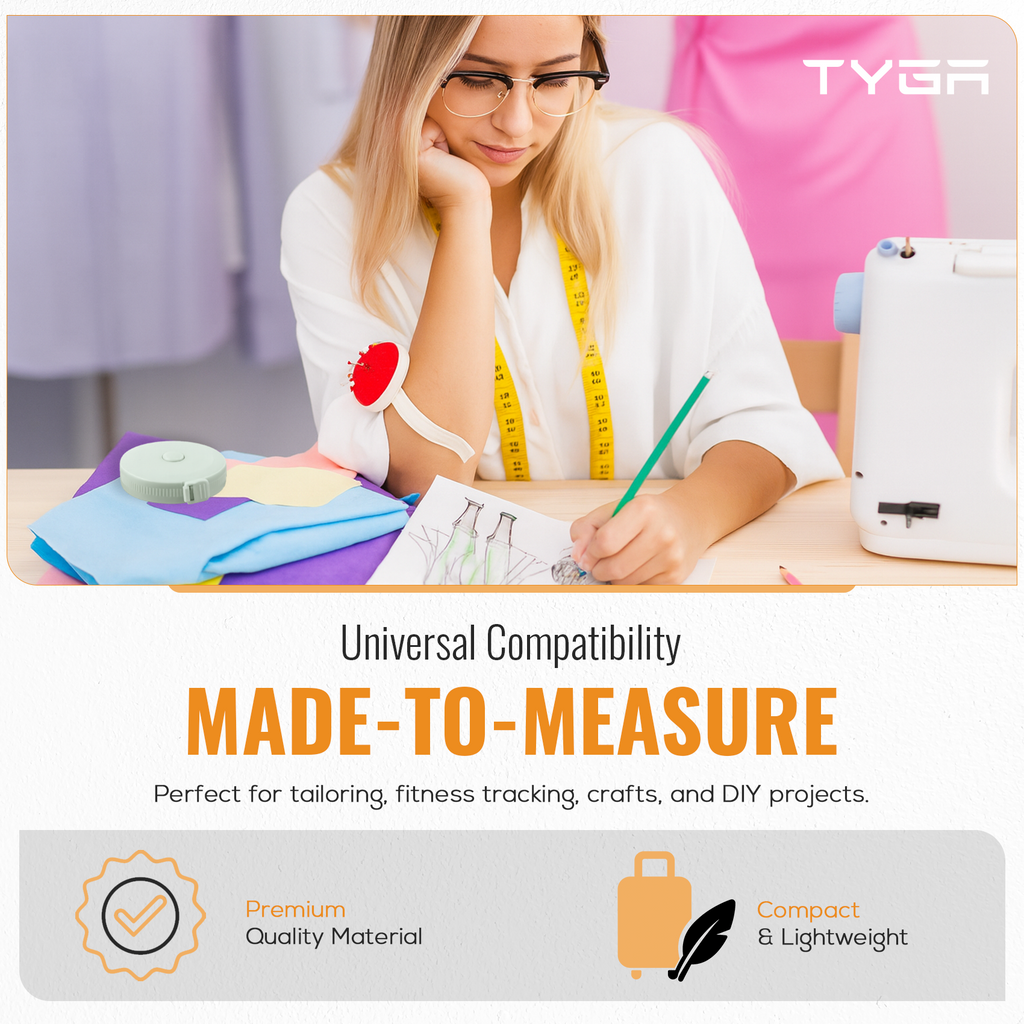 Retractable Measuring Tape, Soft Body Measurement Ruler