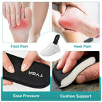 Memory Foam Insoles, Cushioned Comfort Shoe Inserts, Black