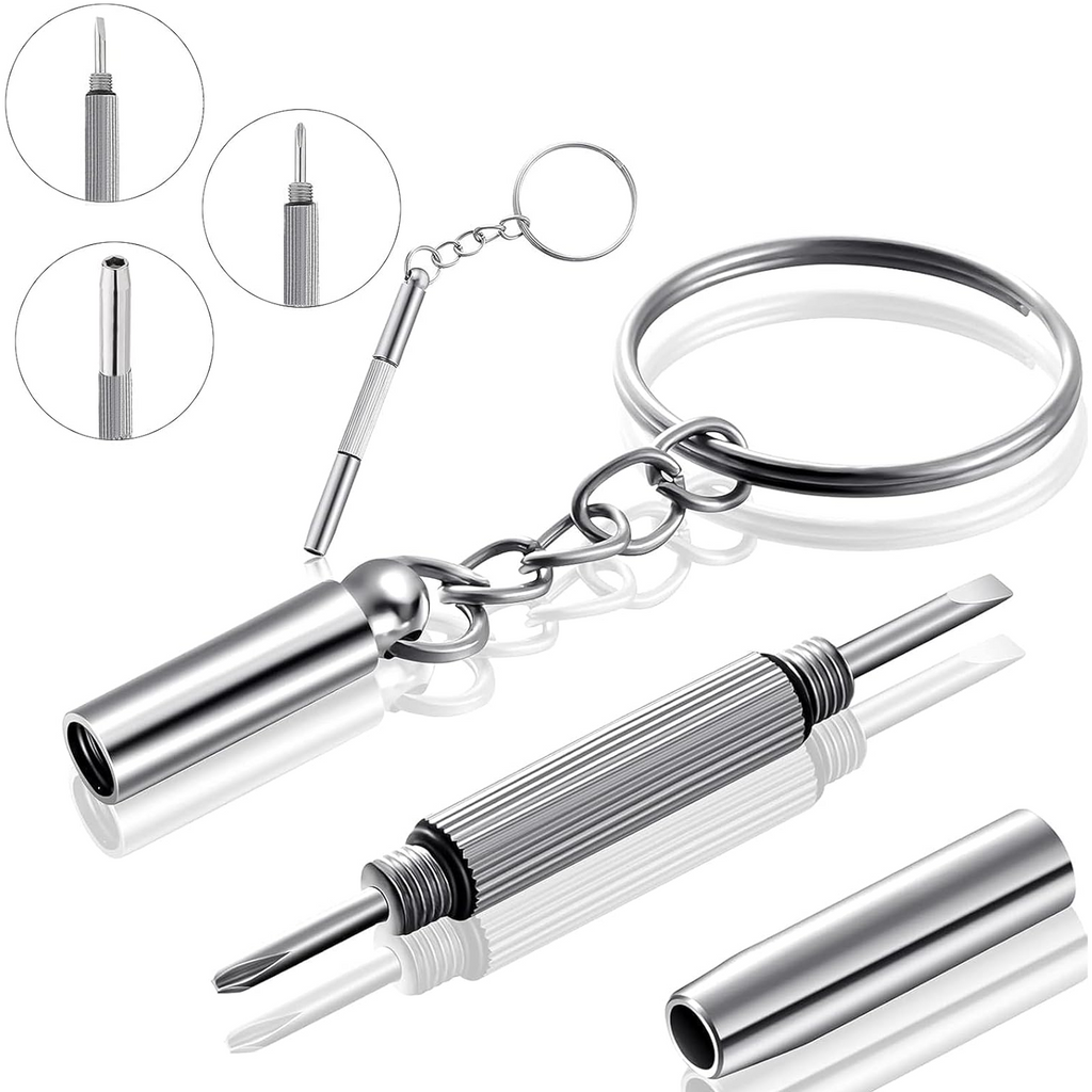 3-in-1 Eyeglass Repair Tool, Precision Screwdriver & Pliers