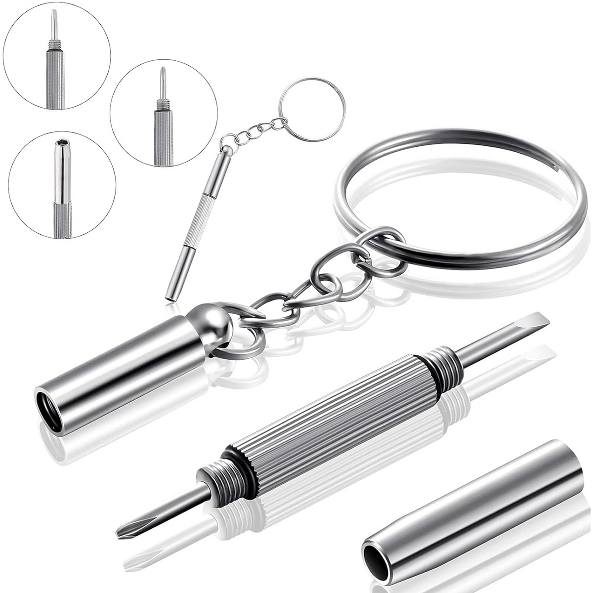 3-in-1 Eyeglass Repair Tool, Precision Screwdriver & Pliers