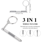 3-in-1 Eyeglass Repair Tool, Precision Screwdriver & Pliers