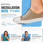 Elastic No-Tie Shoelaces, Easy Slip-On Fit, 1 Pair