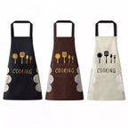 Waterproof Waist Apron, Oil Proof Durable Fabric