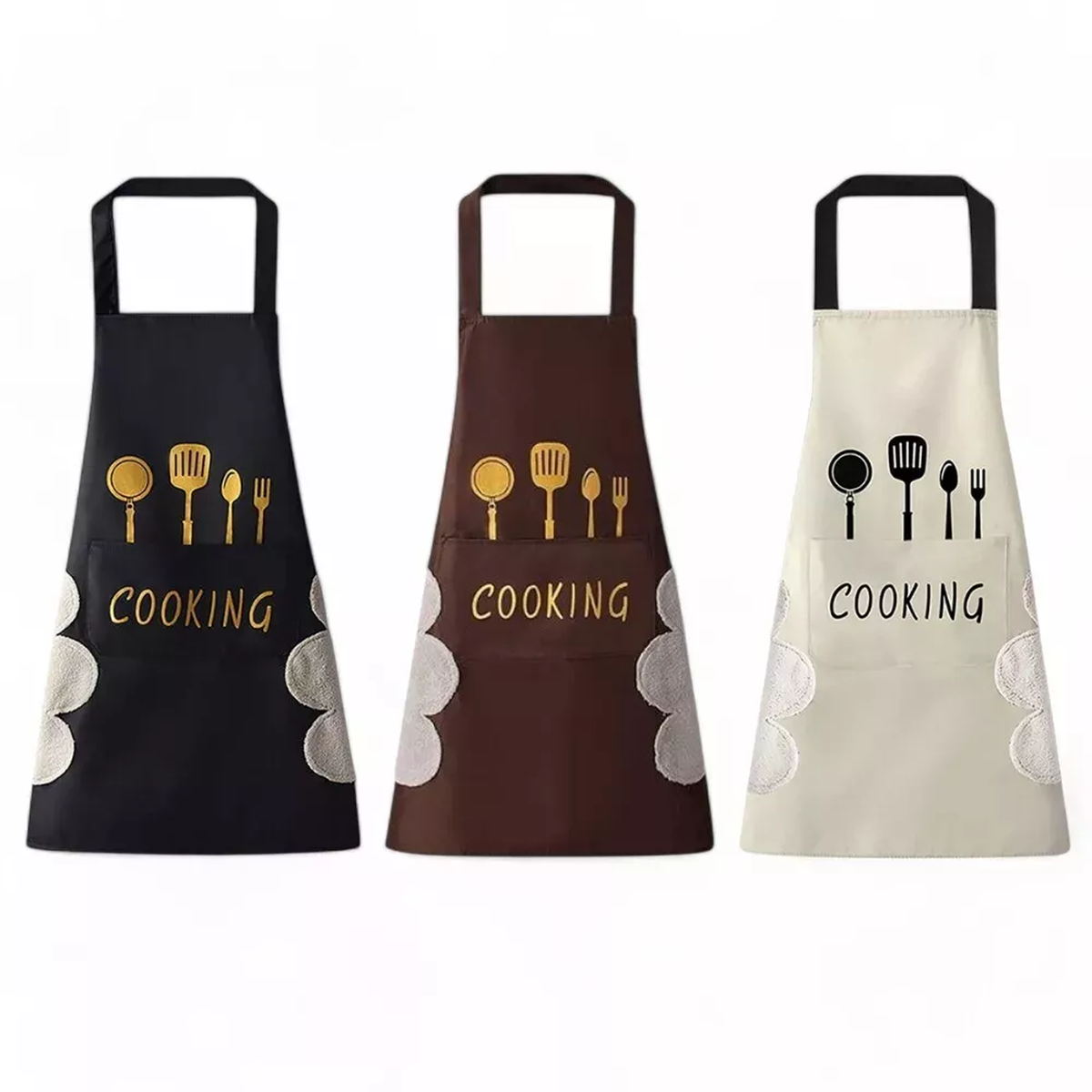 Waterproof Waist Apron, Oil Proof Durable Fabric