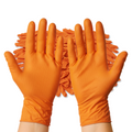 Nitrile Diamond Grip Gloves, Heavy Duty & Latex Free