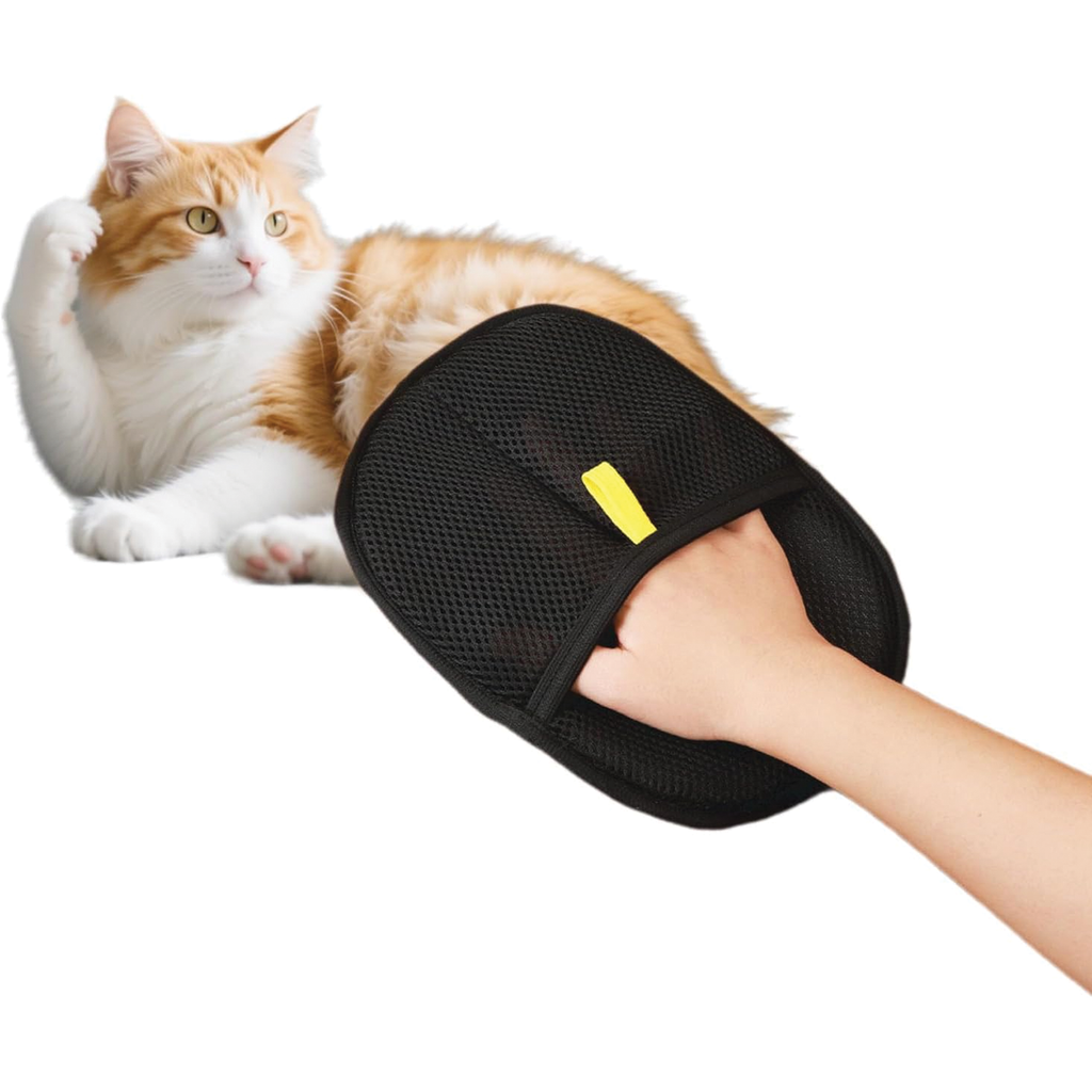 Pet Grooming Glove, Hair Removal & Deshedding Mitt, Pack of 1