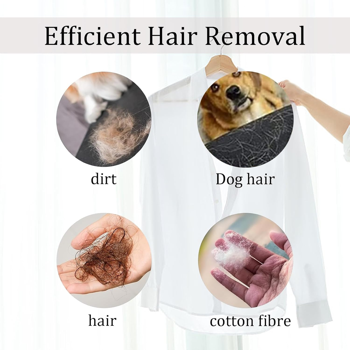 Pet Hair Removal Laundry Balls, Fabric Care Aid, Pack of 6