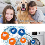 Pet Hair Removal Laundry Balls, Fabric Care Aid, Pack of 6