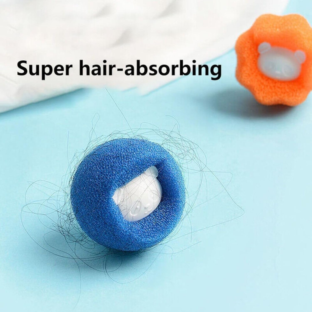 Pet Hair Removal Laundry Balls, Fabric Care Aid, Pack of 6