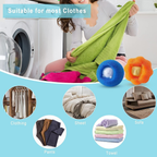 Pet Hair Removal Laundry Balls, Fabric Care Aid, Pack of 6