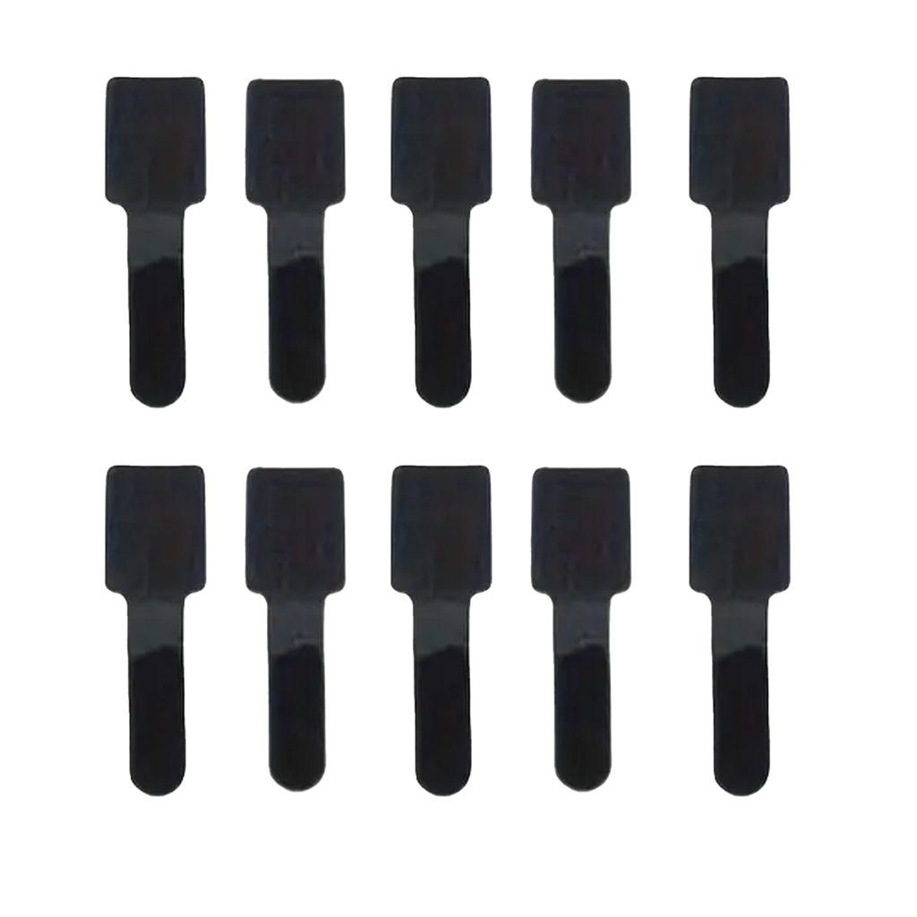 Reusable Interlocking Cable Ties, Hook & Loop Straps, Pack of 10