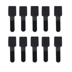 Reusable Interlocking Cable Ties, Hook & Loop Straps, Pack of 10