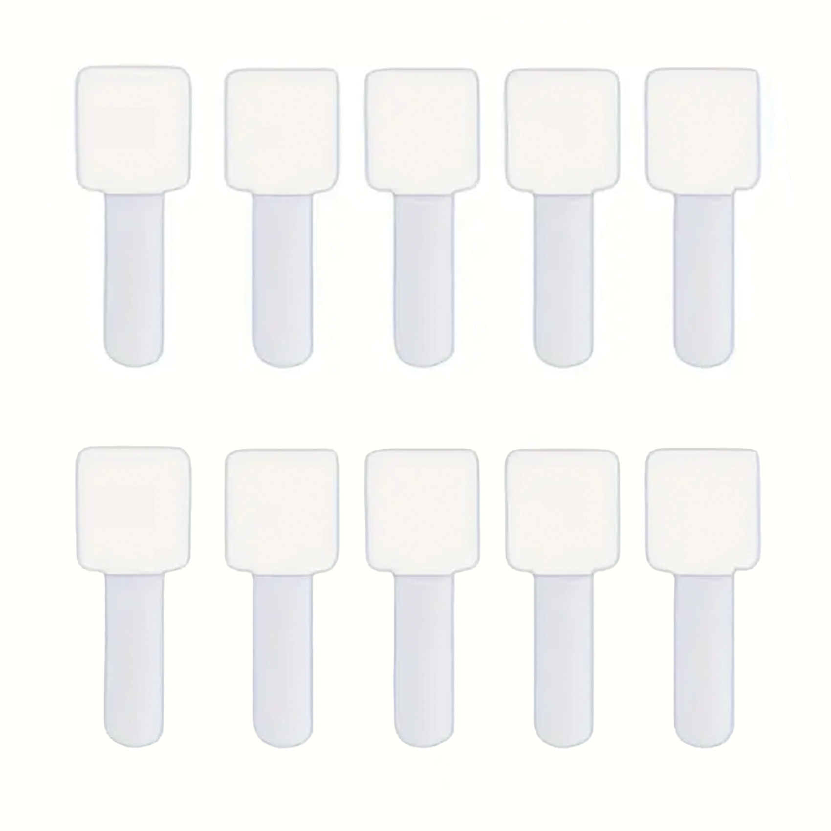 Reusable Interlocking Cable Ties, Hook & Loop Straps, Pack of 10