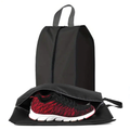 Portable Shoe Bag, Travel Storage Organizer, Black, Pack of 1