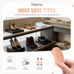 Heel Grips, Self Adhesive TPE Gel Cushion Pads, 1 Pair