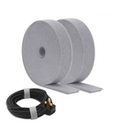 Hook & Loop Cable Management Strips, Reusable Self Adhesive Tape, 6m