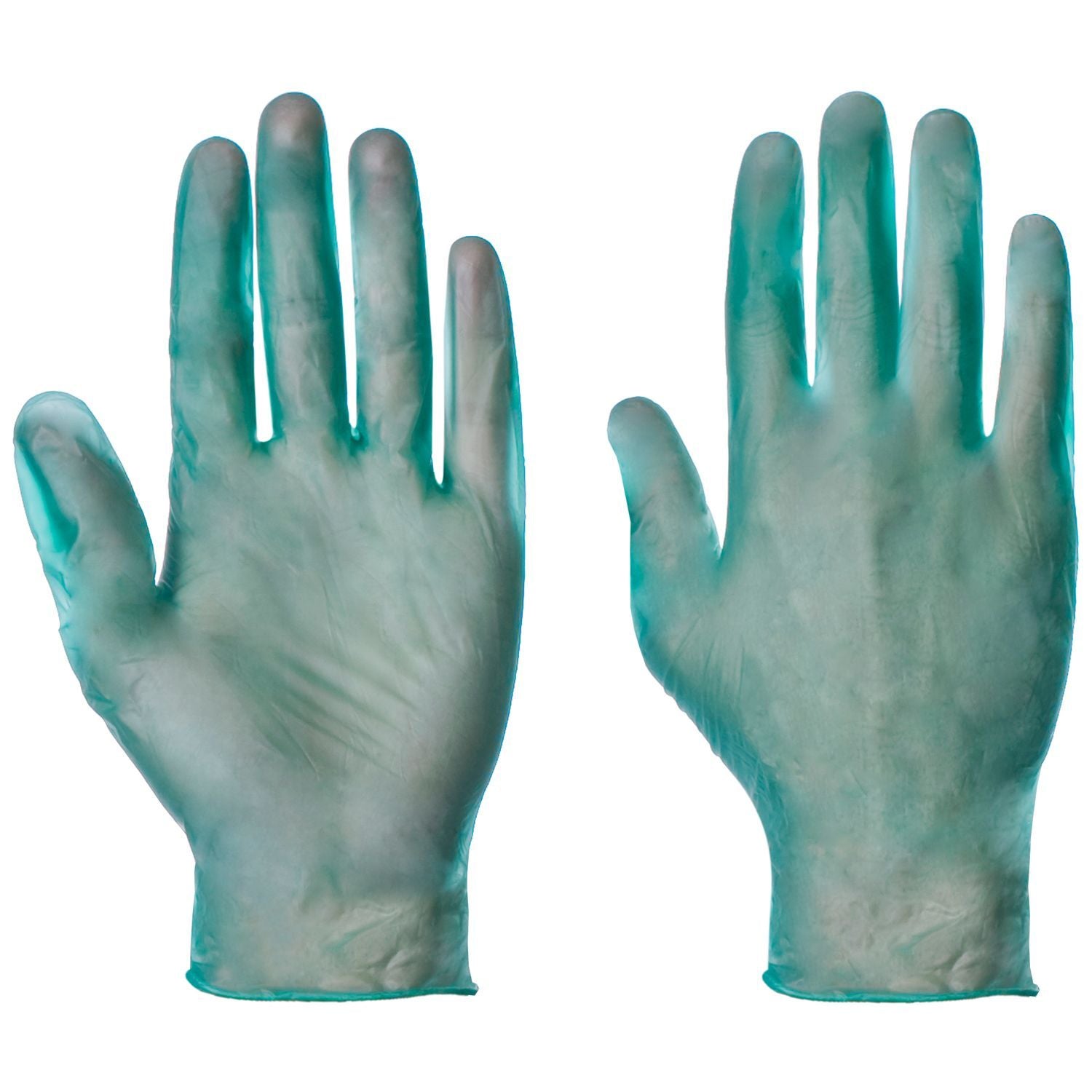 Powder Free Vinyl Disposable Gloves, Latex Free, Beaded Cuff