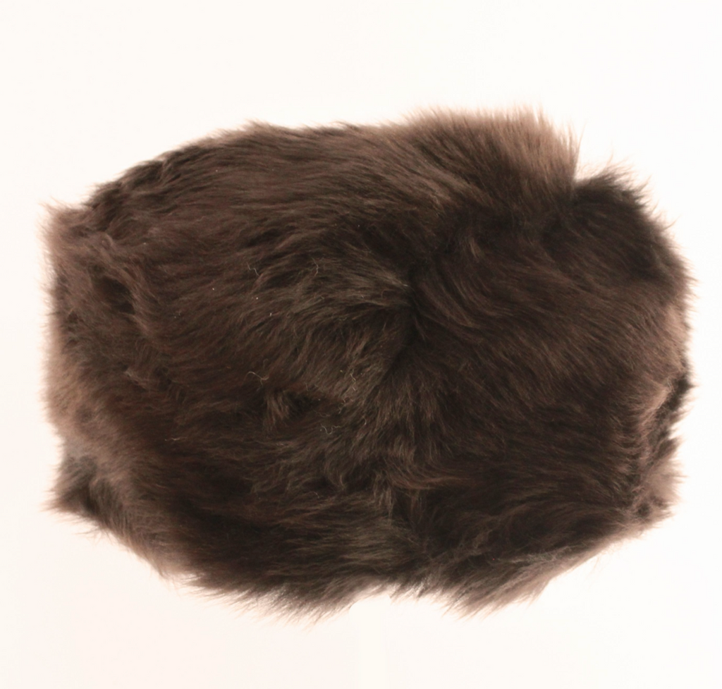 Women’s Full Sheepskin Hat, Brown
