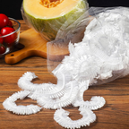 Disposable Elastic Food Covers, Secure Bowl Wraps, Pack of 100
