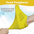 Reusable Silicone Shoe Covers, Waterproof Non Slip Design