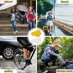 Reusable Silicone Shoe Covers, Waterproof Non Slip Design