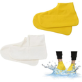 Reusable Silicone Shoe Covers, Waterproof Non Slip Design