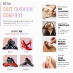 Self Adhesive Heel Grips, Soft Heel Cushion Pads, 1 Pair