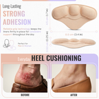 Self Adhesive Heel Grips, Soft Heel Cushion Pads, 1 Pair