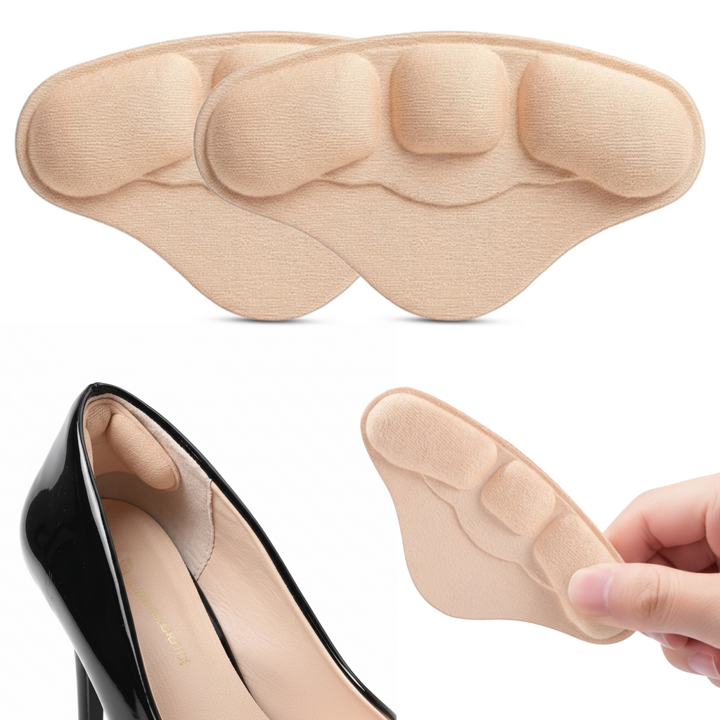 Self Adhesive Heel Grips, Soft Heel Cushion Pads, 1 Pair
