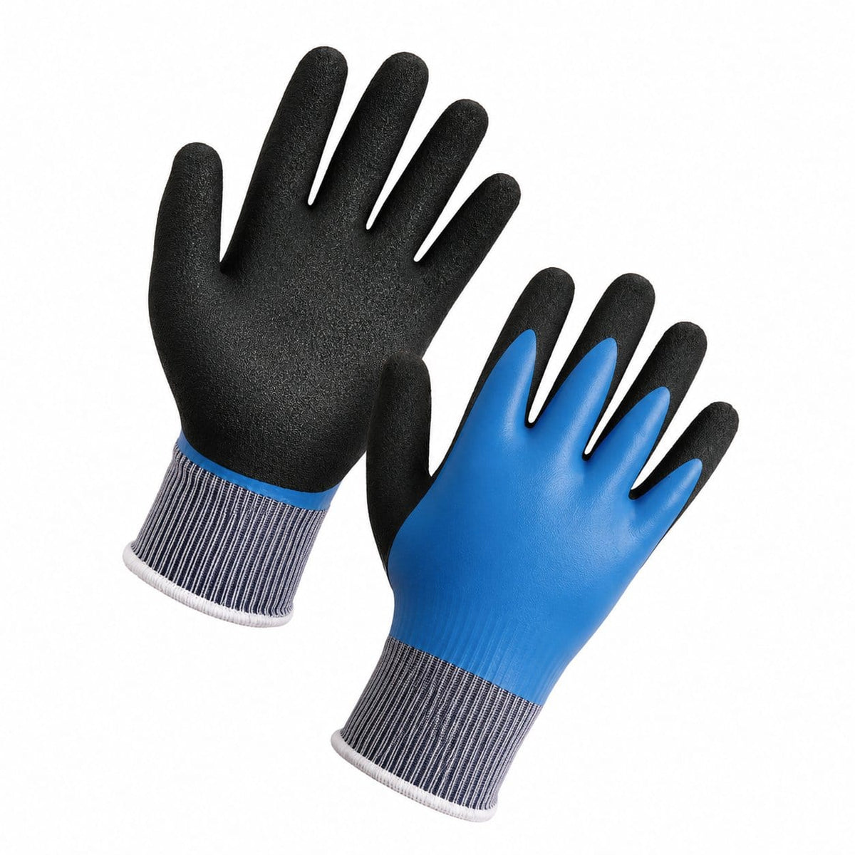 Thermal Waterproof Work Gloves, Latex Grip, Insulated Design