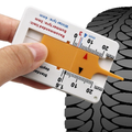Tire Tread Depth Gauge, 0–20mm Measurement, Portable Design