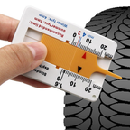 Tire Tread Depth Gauge, 0–20mm Measurement, Portable Design